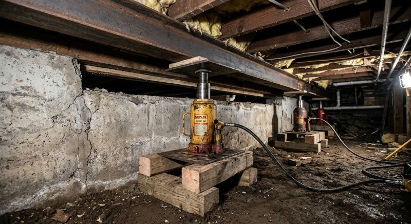Sinking Foundation Lifting in Columbus, OH